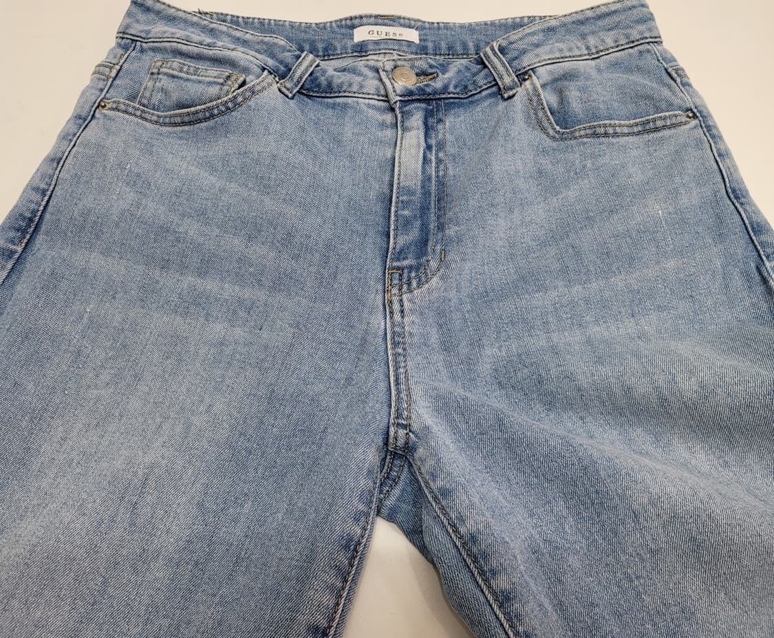 GUESS 24SS 와이드 데님 청바지 / 여 73 (29) 연청 스판 상품이미지3