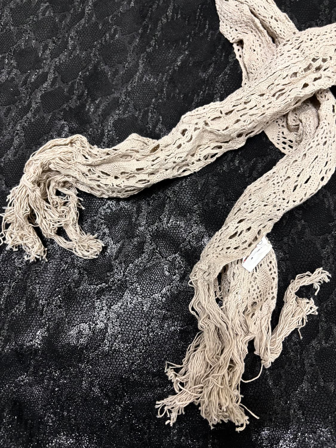 19. Ivory grunge scarf 2.2 상품이미지5