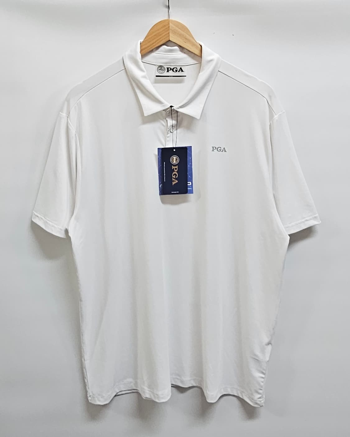 PGA 화이트 쿨링 반팔 폴로 티셔츠 110 새상품 상품이미지1