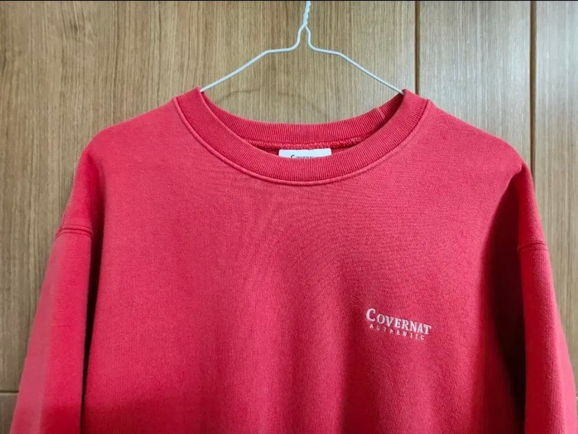 (M)커버낫 스몰 어센틱 로고 맨투맨 상품이미지2