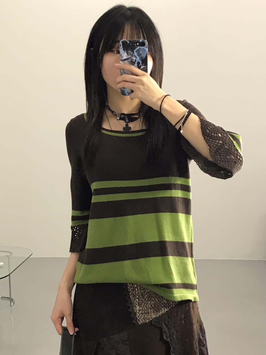 Jpn Acrylic Striped Sweaters 상품이미지2