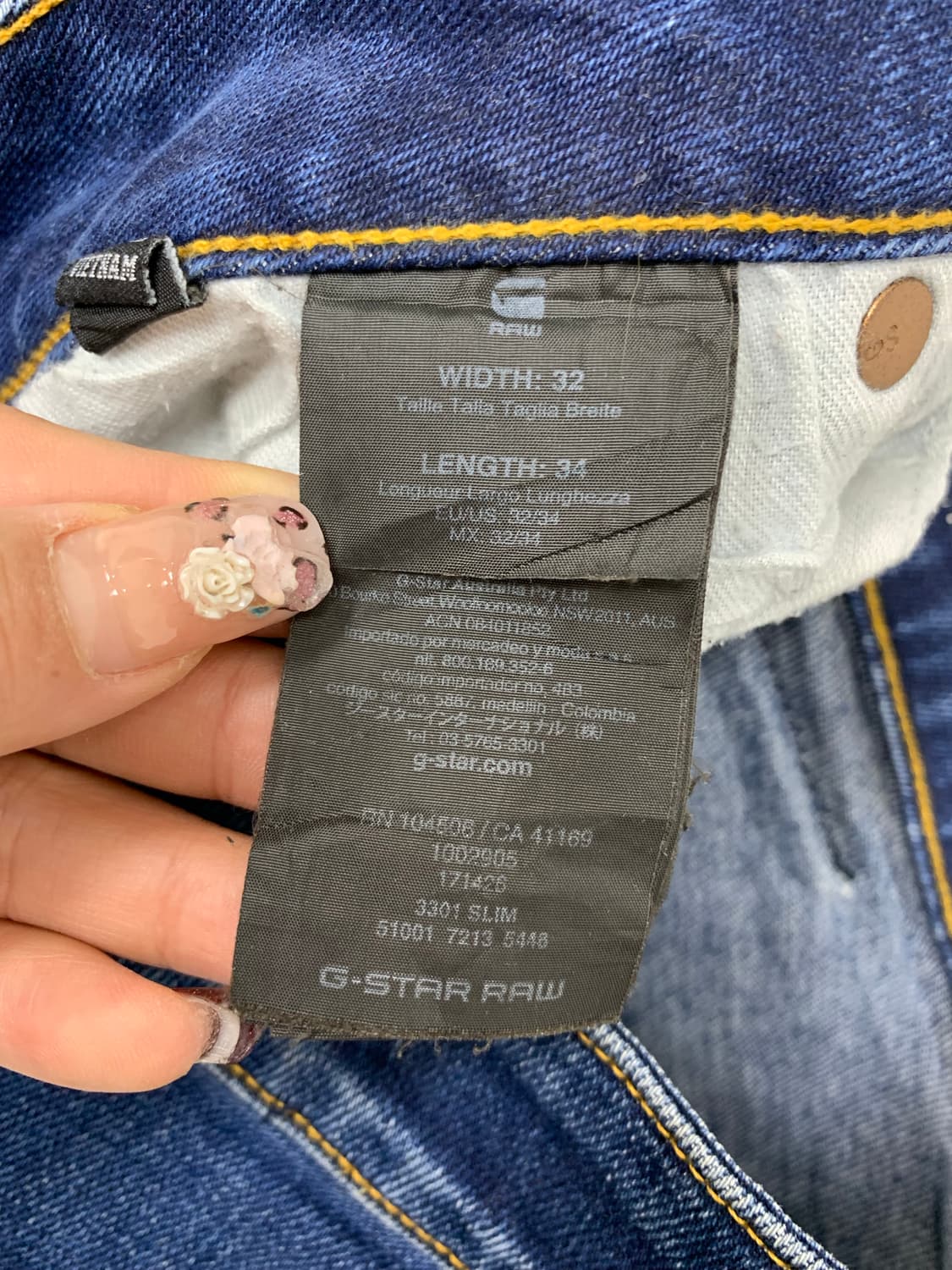 Gstar raw 슬림 스트리이트 데님 팬츠#754 상품이미지4