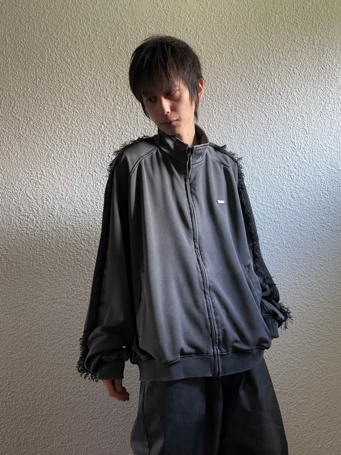 AJOBYAJO 레이스 트리밍 져지 집업 상품이미지3