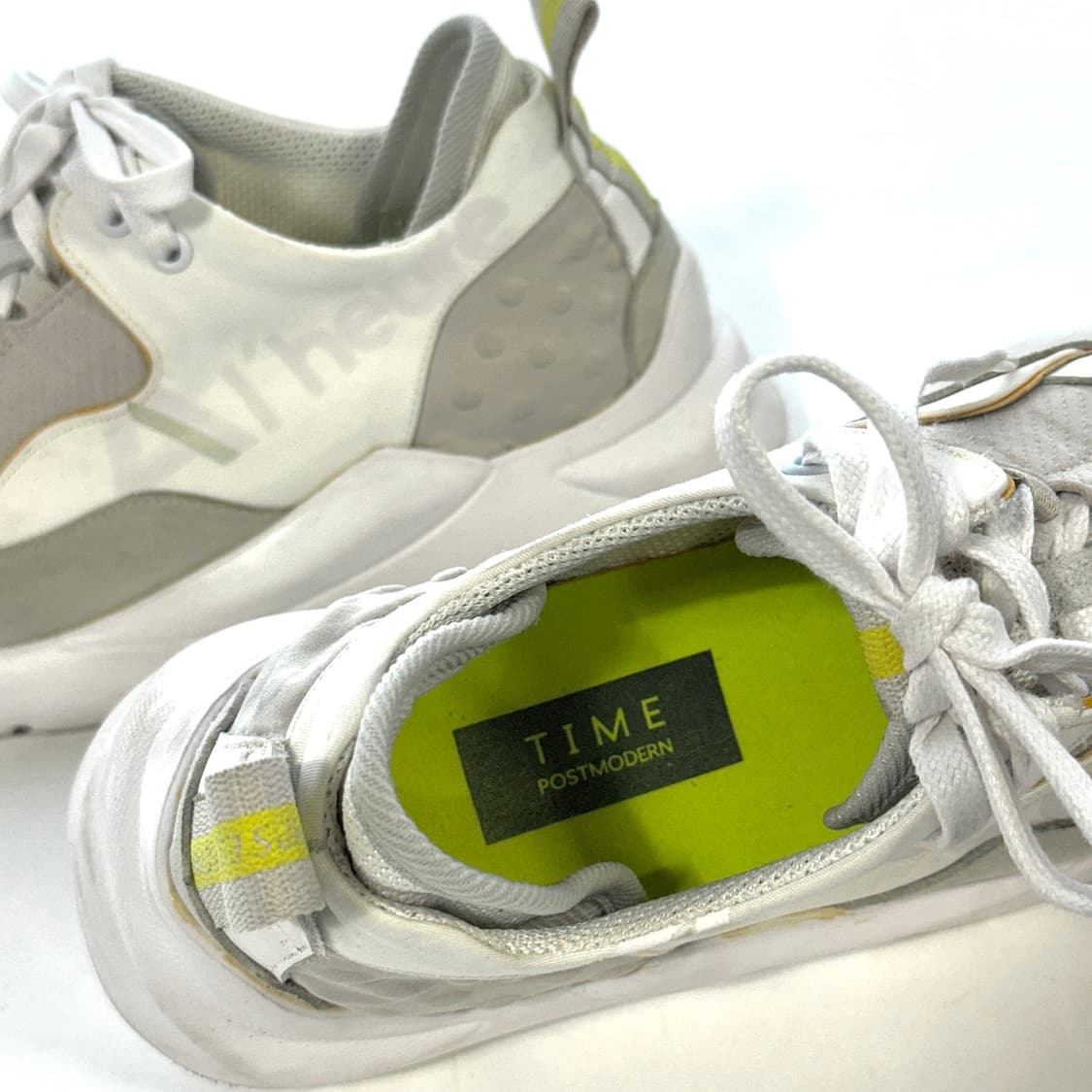 타임 TIME 레터링 프린팅 블록 스니커즈 상품이미지4