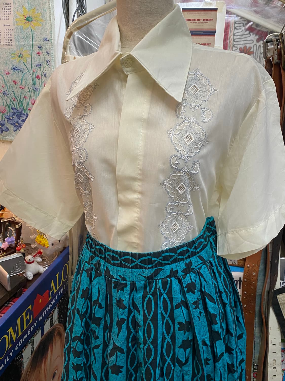 자수 블라우스 셔츠 상품이미지1