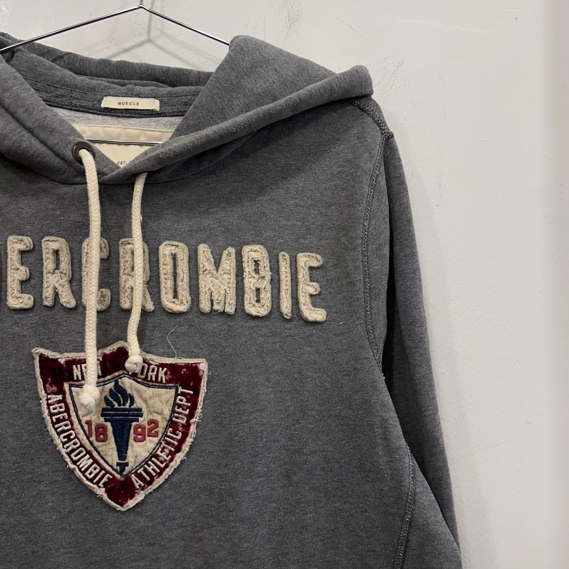 아베크롬비 머슬핏 빈티지 헤비코튼 후드티 상품이미지1