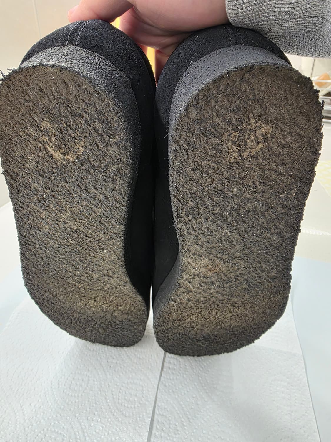 클락스 왈라비 블랙 스웨이드 265-270 상품이미지7