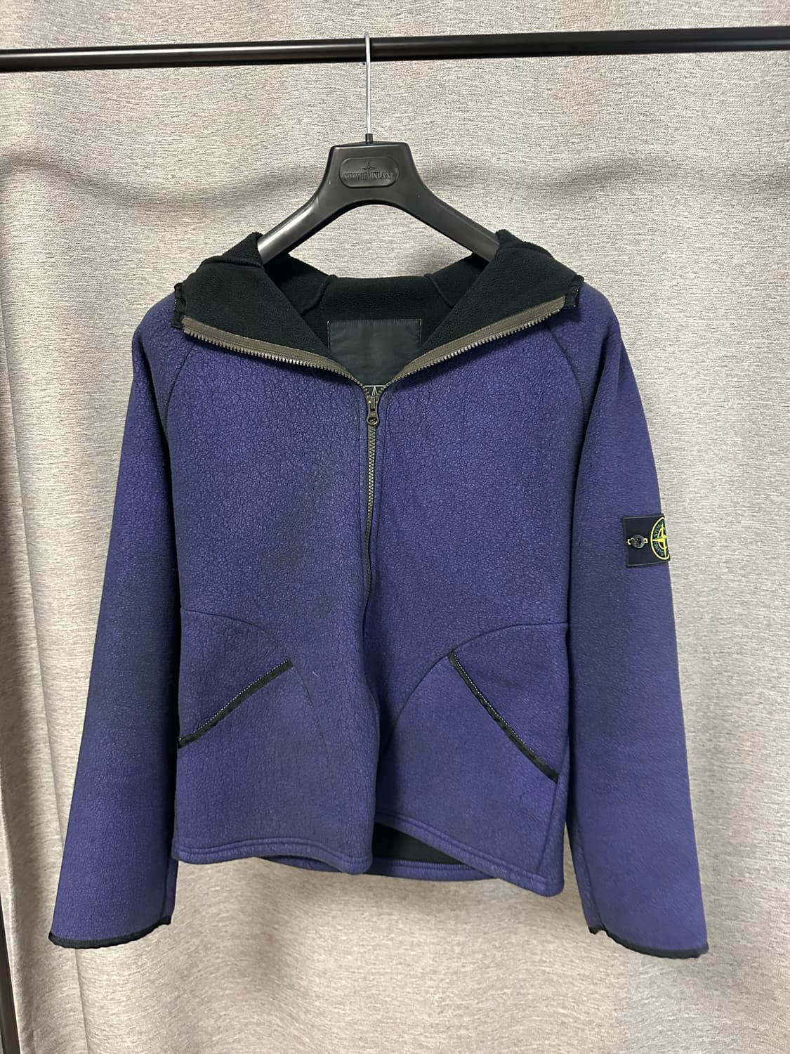 스톤아일랜드 데님라인 아카이브 플리스자켓 퍼플 (L) 상품이미지1