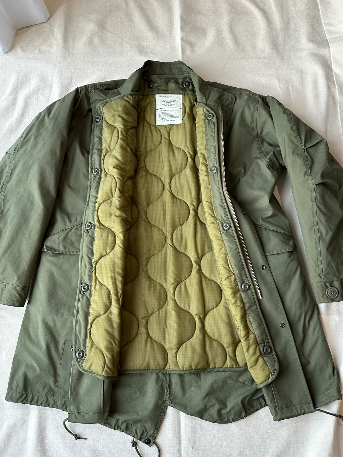 Gizemo 기제모 m65 피쉬테일 개파카 XS 상품이미지7