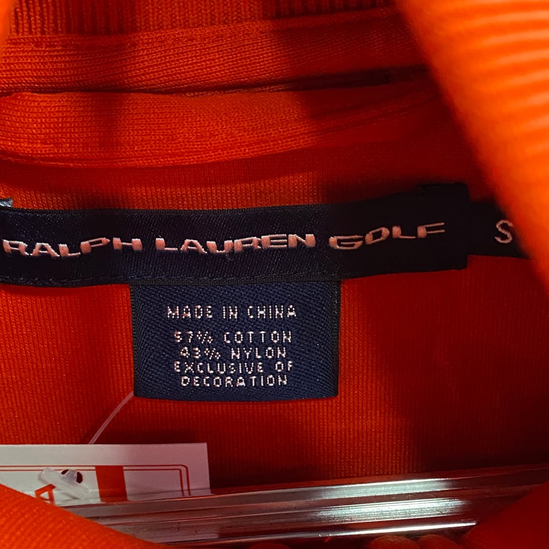 폴로 스몰로고 오렌지 트랙 탑 져지 B3050 상품이미지4