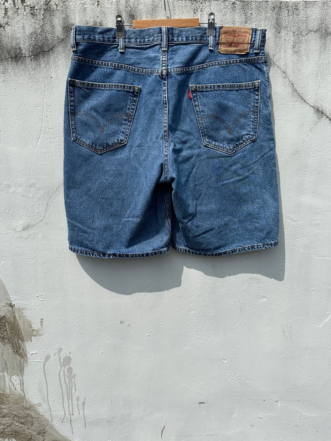 [38] 00s 리바이스 550 데님 반바지 Mexico made 상품이미지5