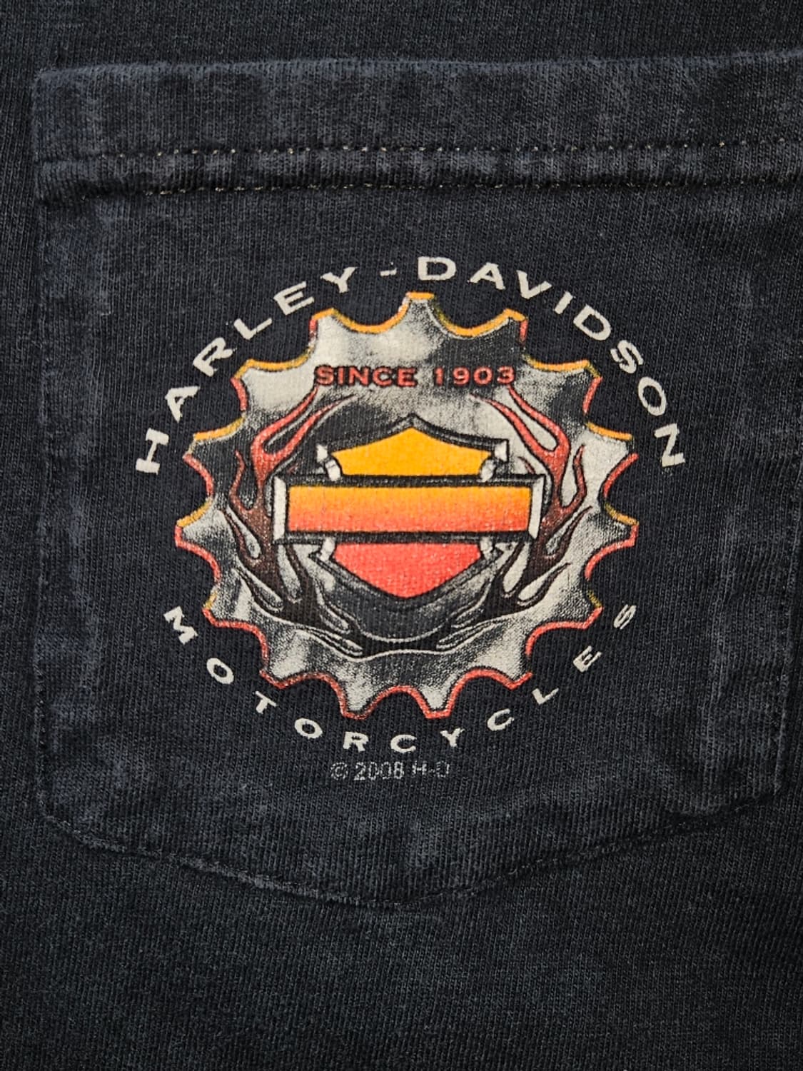 USA 할리데이비슨 미주리 캔자스시티 반팔 티셔츠 ( L )/ 11687 상품이미지5