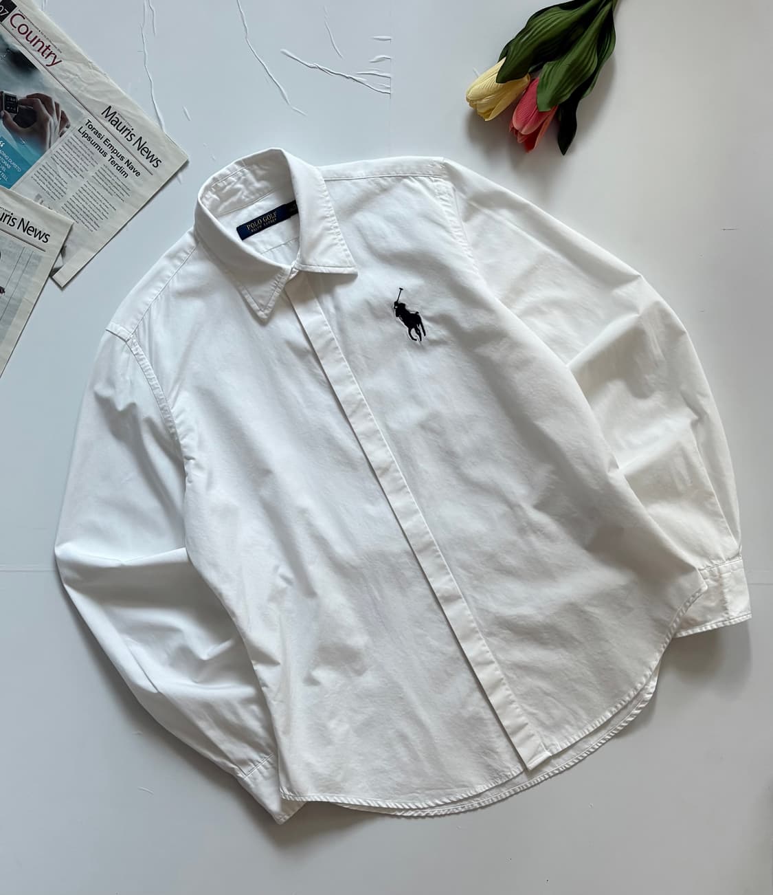 Polo 폴로랄프로렌 빅포니 화이트 셔츠 상품이미지1