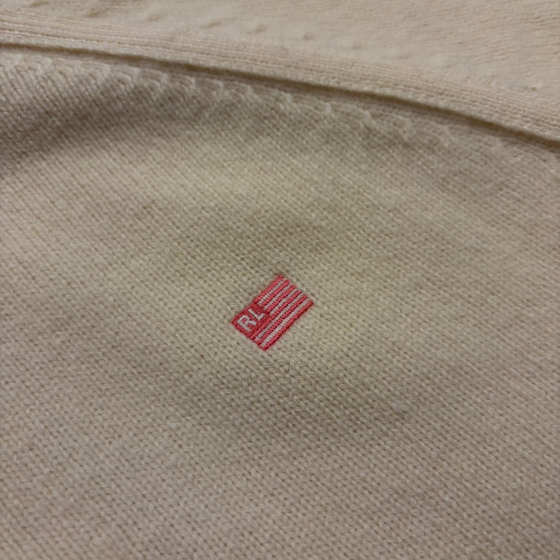 [XS] 폴로 진스 랄프로렌 램스울 투웨이 아이보리 니트 집업 C310 상품이미지4