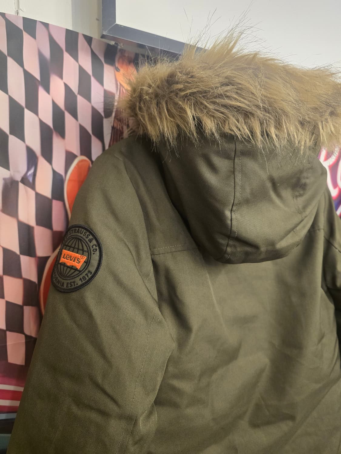 리바이스 보이즈 카키 아우터 구스패딩 상품이미지6