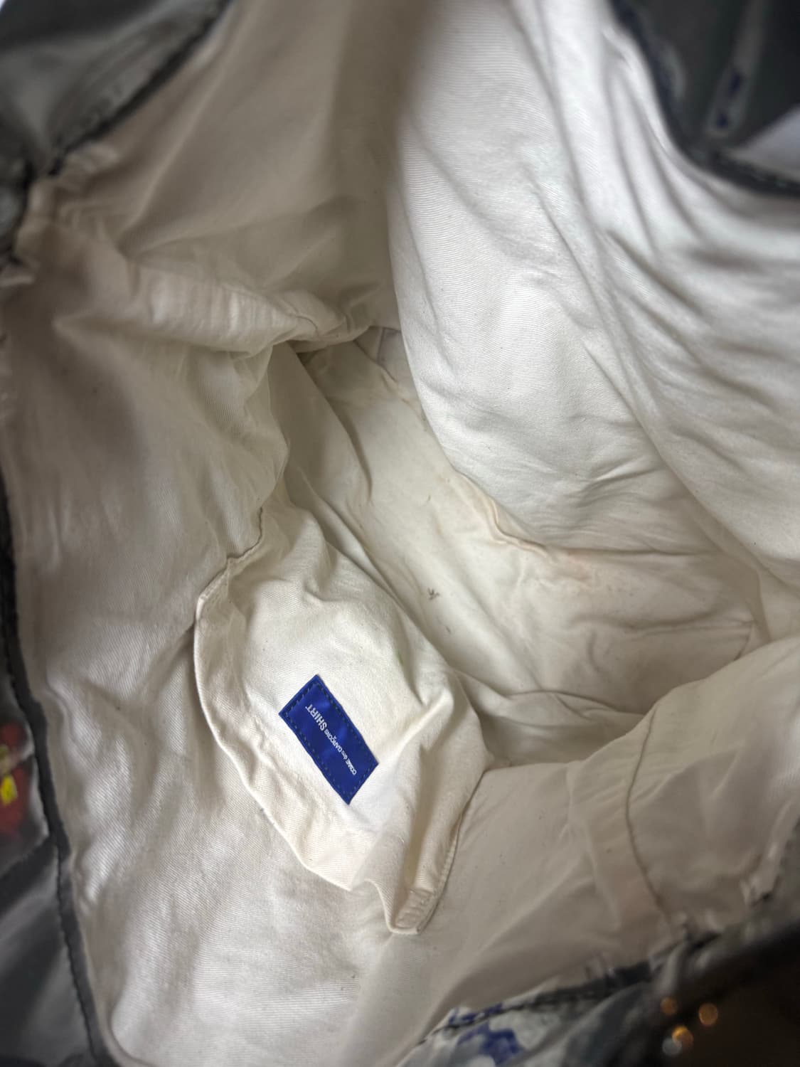 꼼데가르송셔츠 pvc 투웨이 토트백 상품이미지3