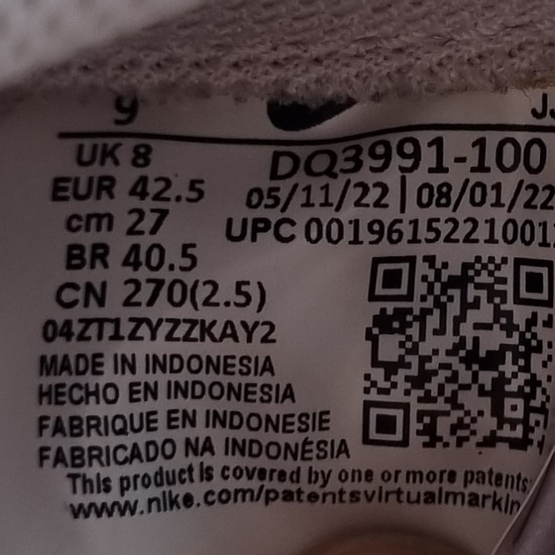 나이키 에어맥스 던 남성운동화270  상품이미지6