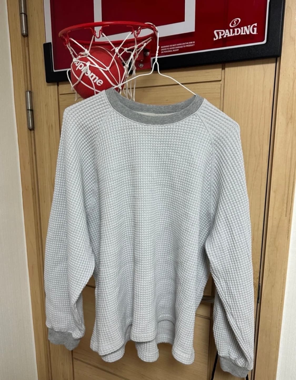 언어펙티드 와플 롱슬리브 새상품 M  상품이미지1