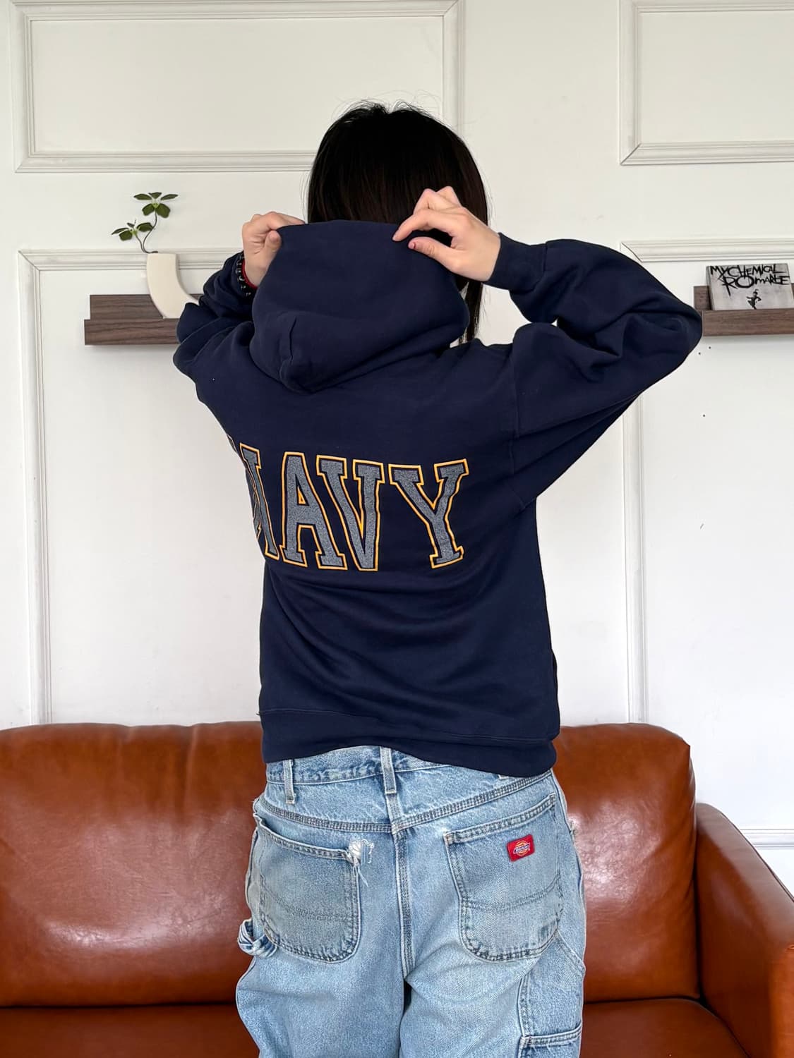MADE IN USA 🇺🇸 NAVY 후드티 상품이미지1