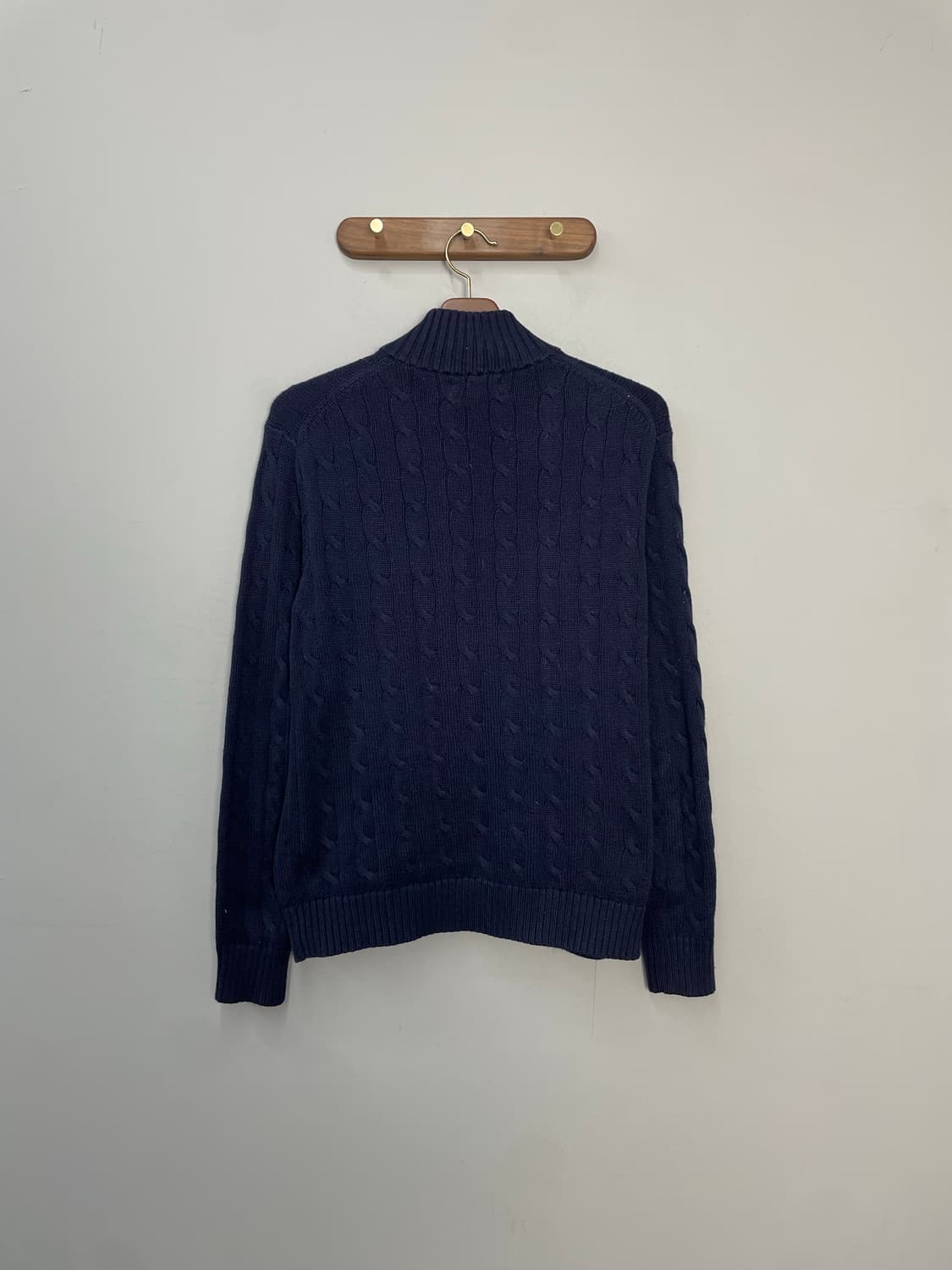 폴로 랄프로렌 네이비 반집업 니트 H2034 상품이미지4