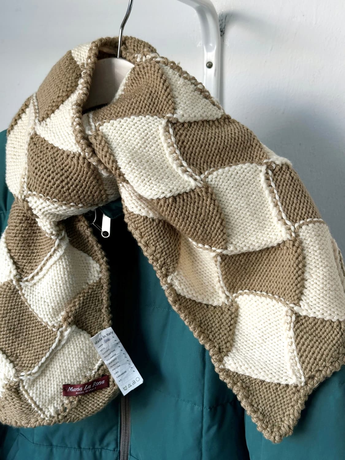 Italy made design pattern knit muffler 상품이미지1