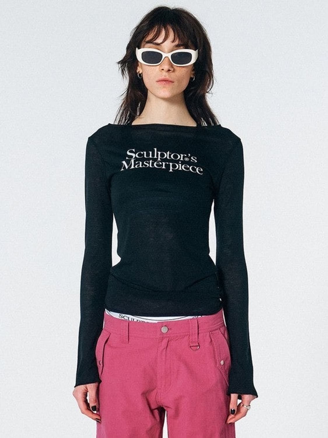 스컬프터 Masterpiece Sheer Top Black 상품이미지1