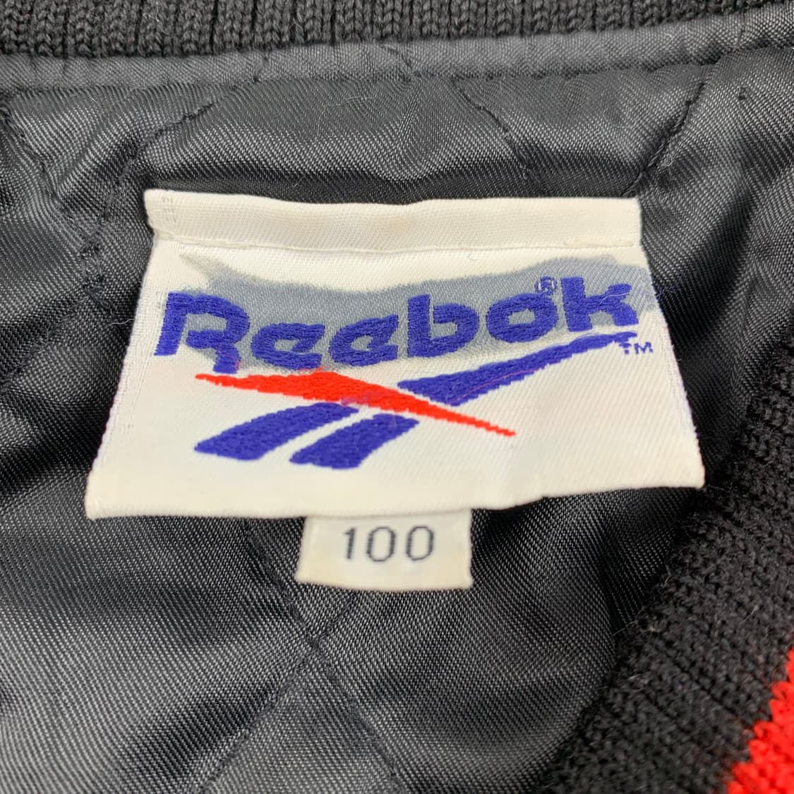 90‘s 리복 시카고 화이트삭스 프랭크 토마스 기념 바시티 자켓 상품이미지8