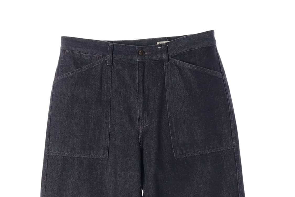 포터리 원워시드 와이드 데님 블루 3 상품이미지3