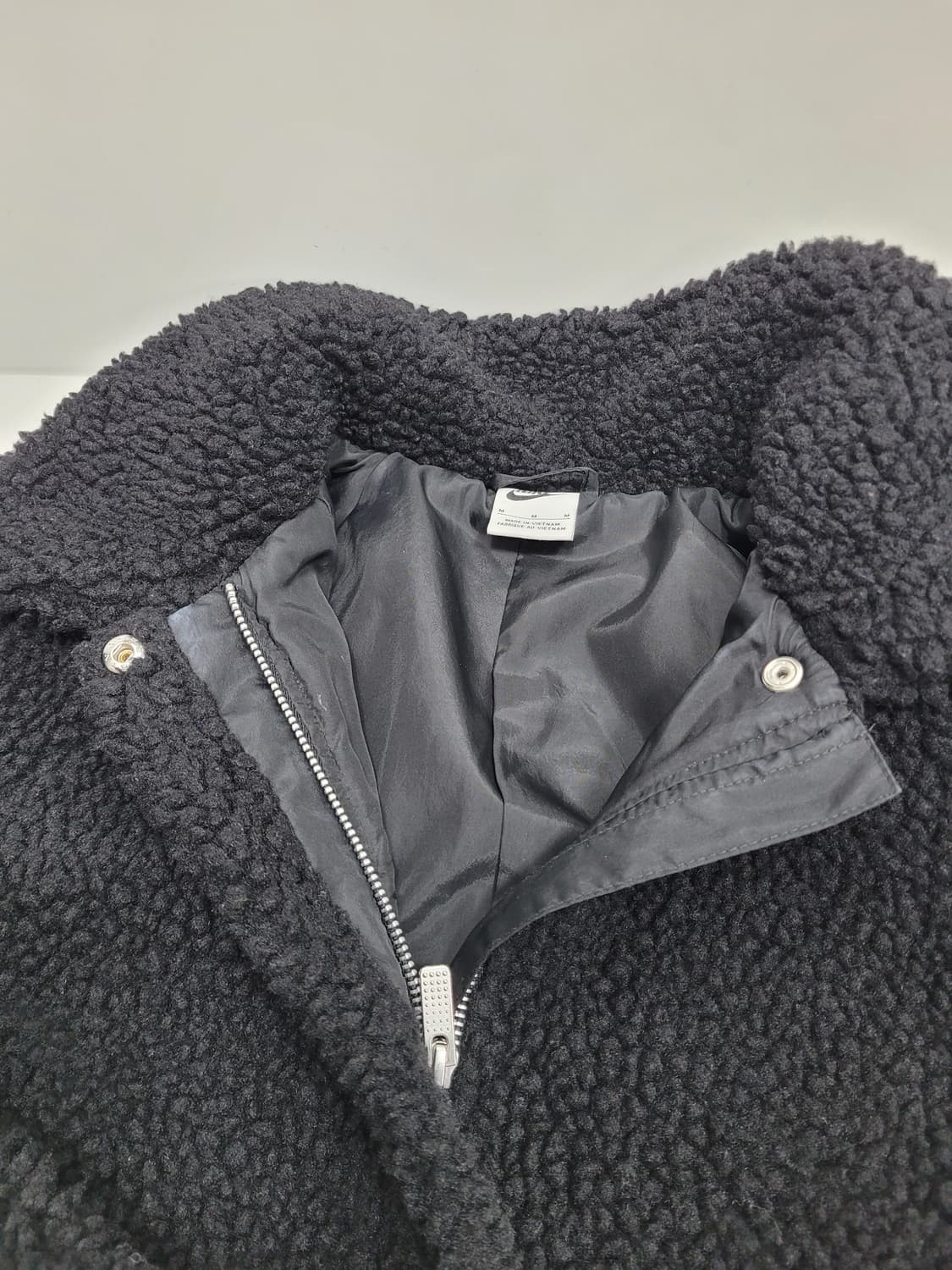 NIKE 22FW 나이키 세르파 후리스 롱 자켓 / 여 85 블랙 상품이미지7