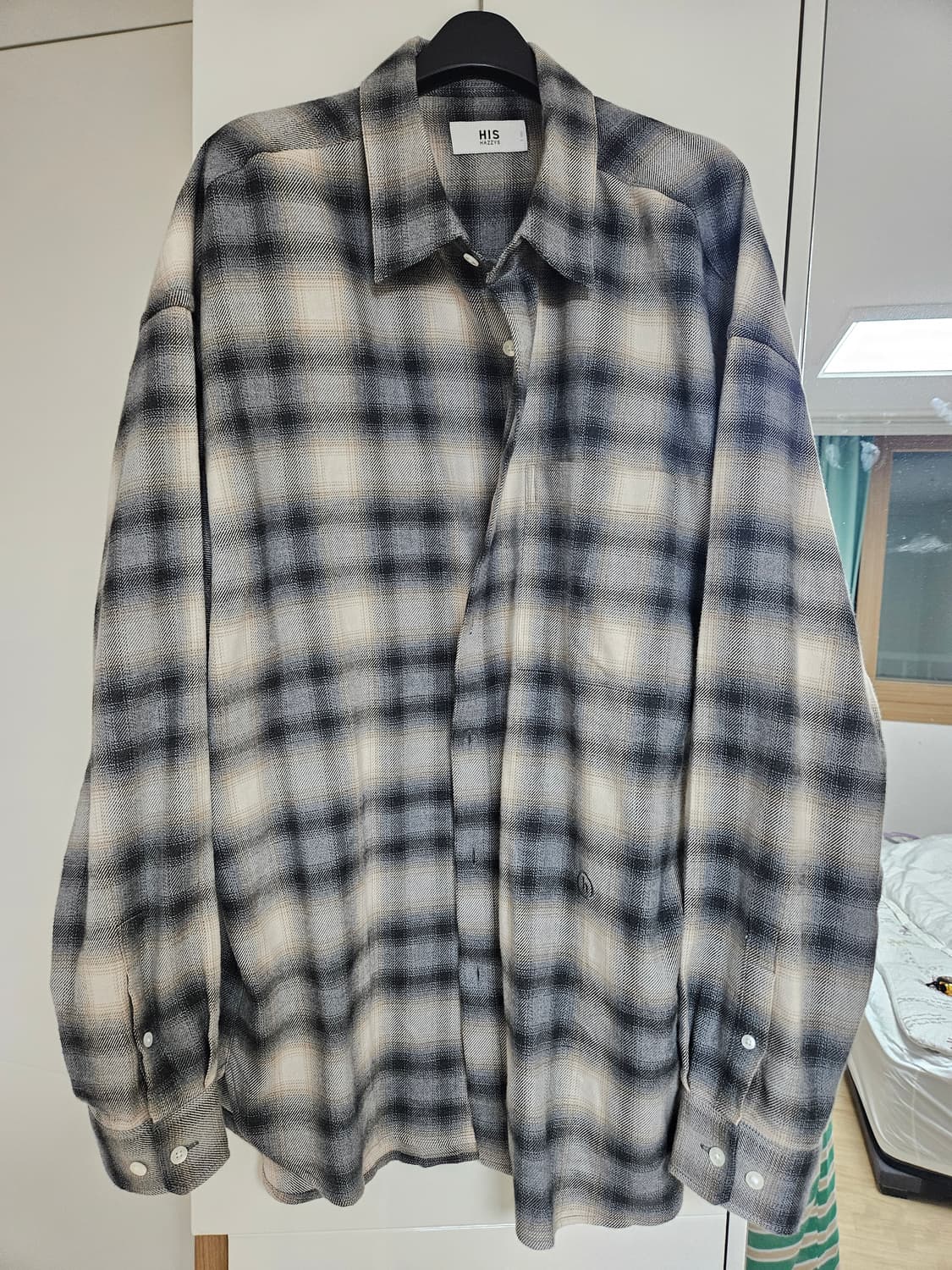 헤지스 his라인 플란넬 셔츠 상품이미지1
