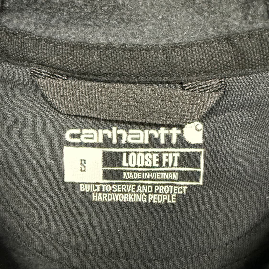 (S)칼하트 Carhartt 루즈핏 후드집업티셔츠(블랙) 상품이미지2