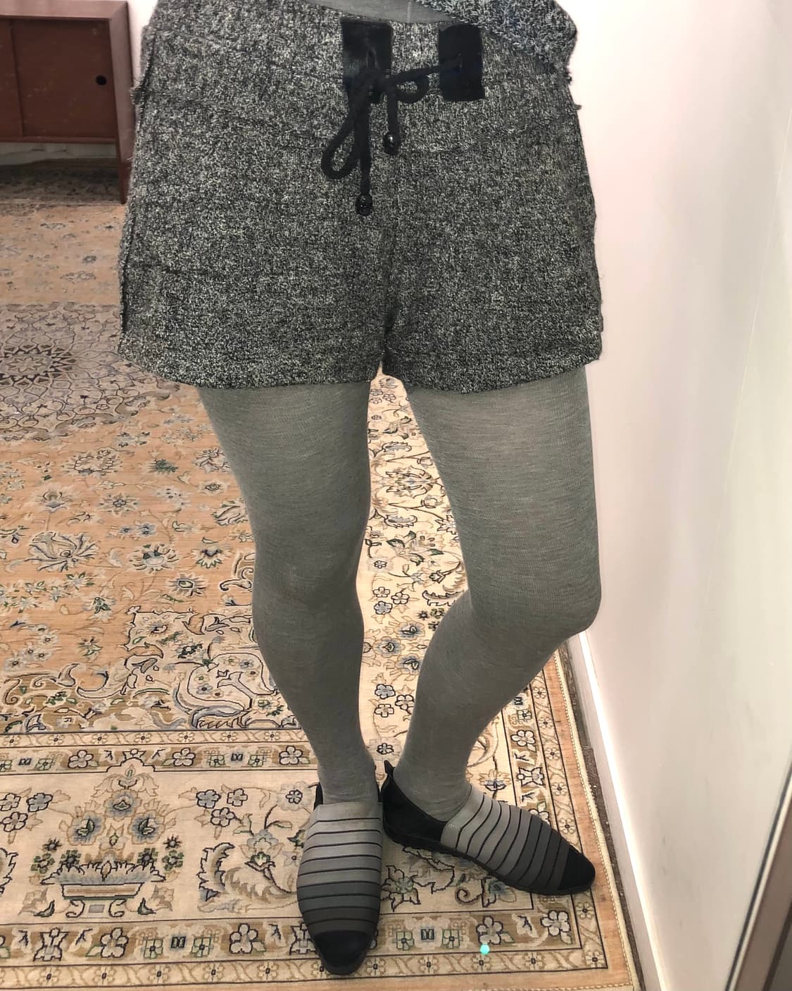 그레이 밴딩 숏 팬츠 상품이미지1