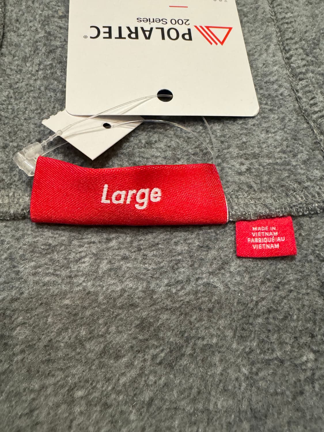 [L] 슈프림 폴라텍 페이스 마스크 하프집 후드 그레이 -25FW 상품이미지4