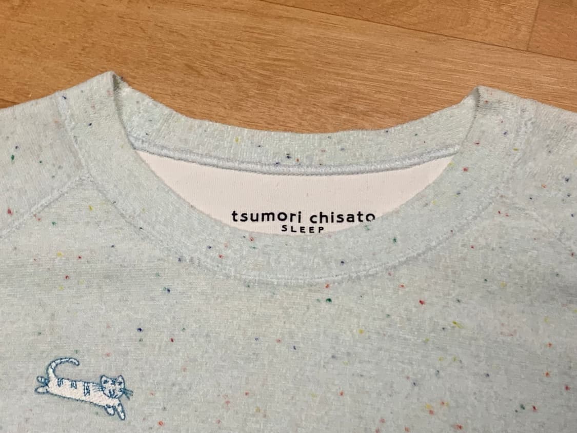 츠모리 치사토 슬립웨어 숏츠 슬리브드(테리코튼)0 사이즈 상품이미지4