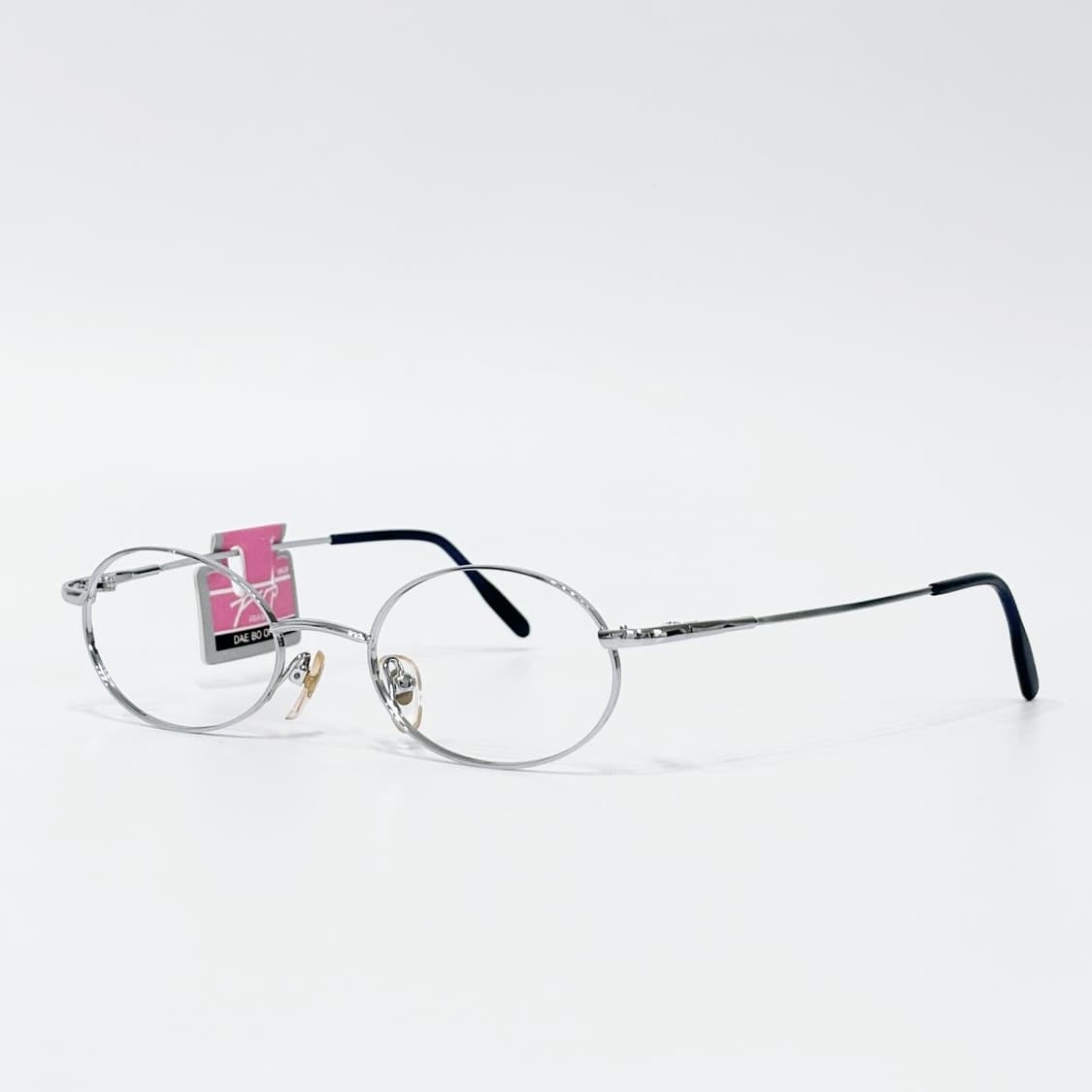 TOP 실버 오벌 데드스탁 빈티지안경 상품이미지2