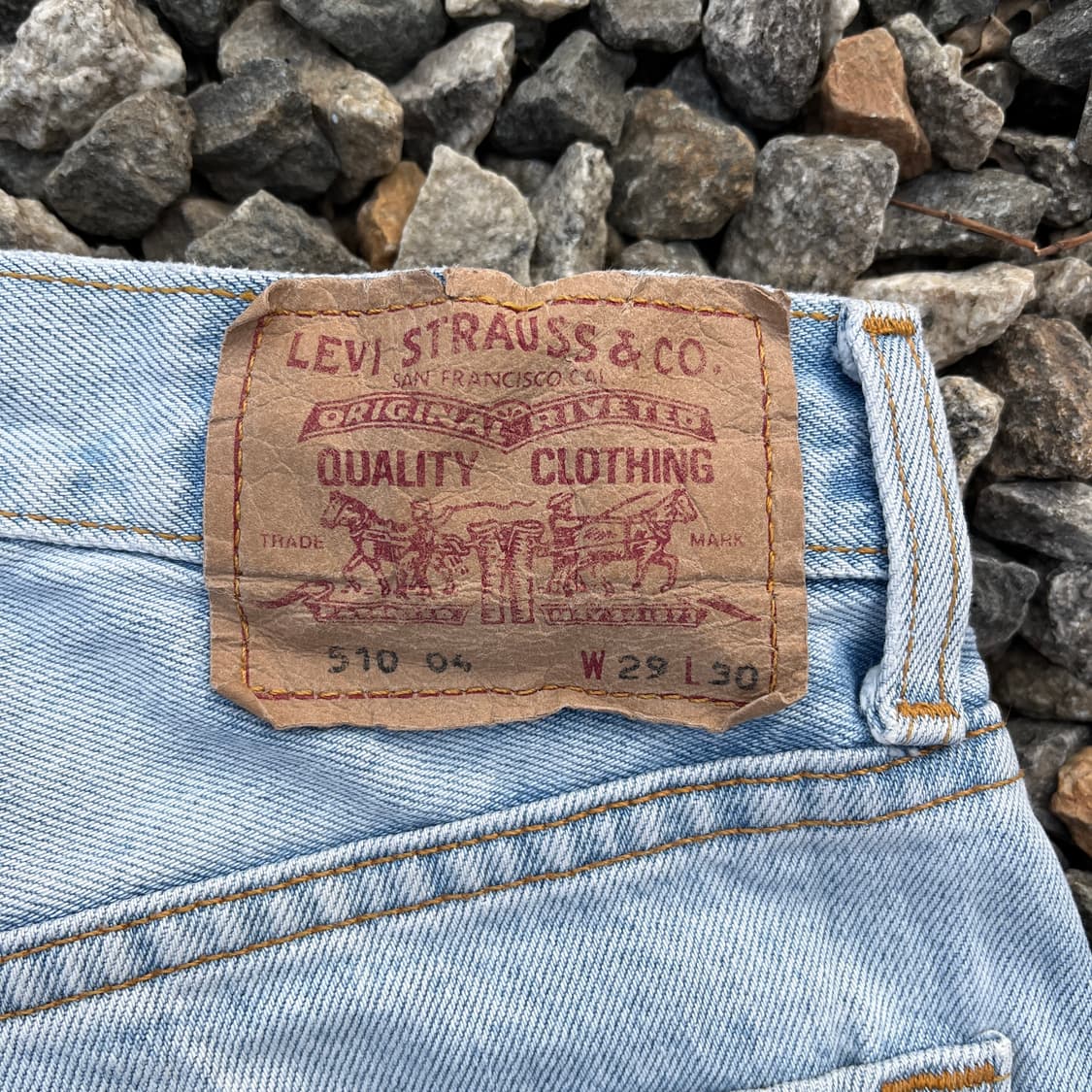 90s리바이스(MADE IN UK) 510 빈티지 데님(실측확인) 상품이미지4
