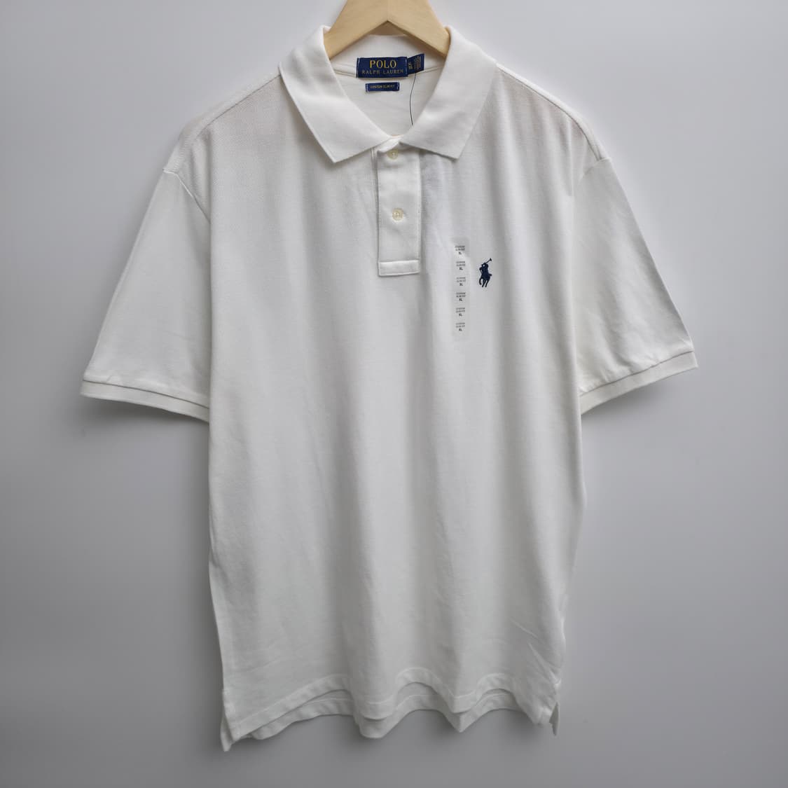 [XL] 새상품 폴로 랄프로렌 화이트 카라티 상품이미지1