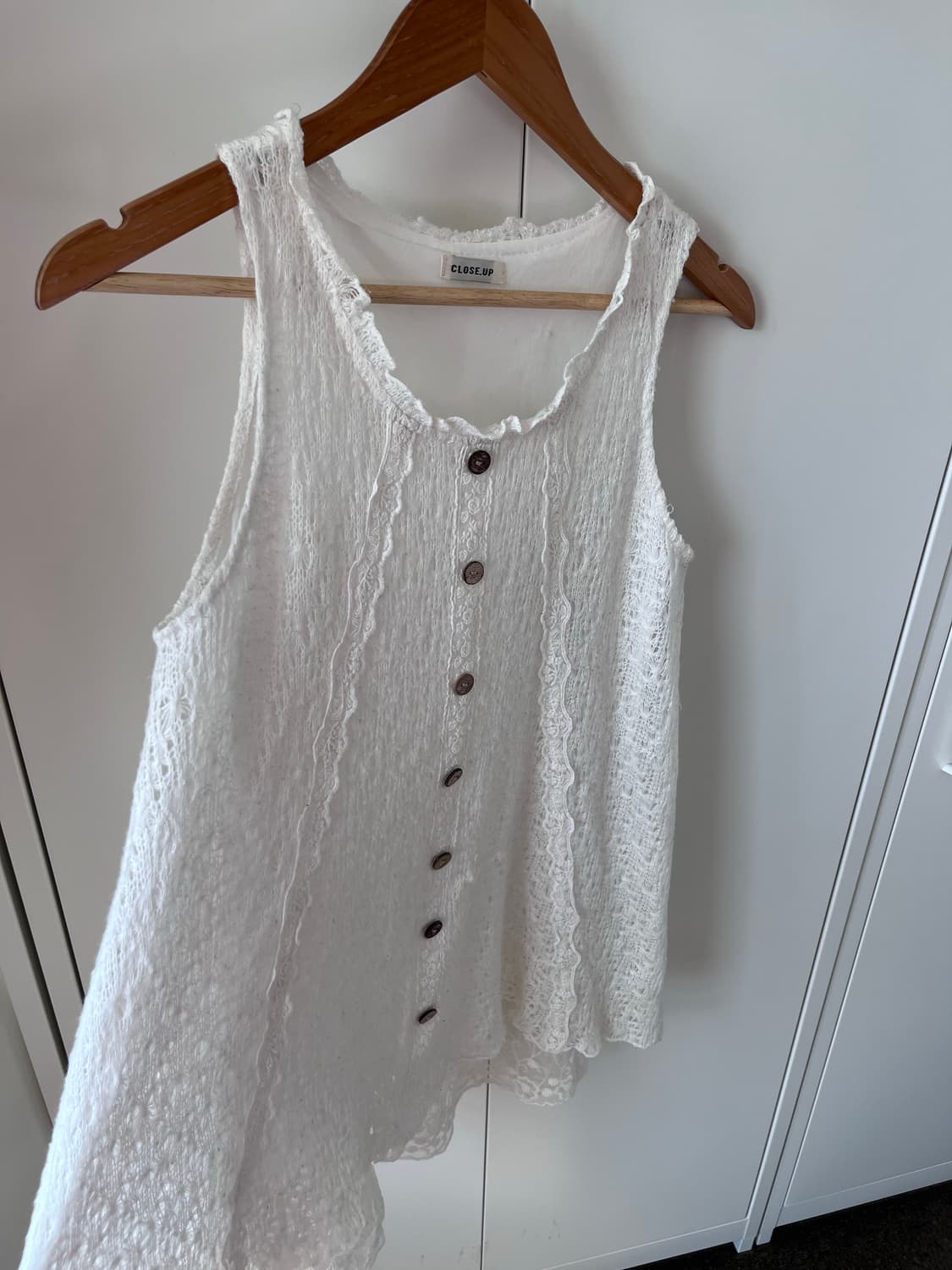 Close up 레이스 크로셰 레이어드 원피스 상품이미지8