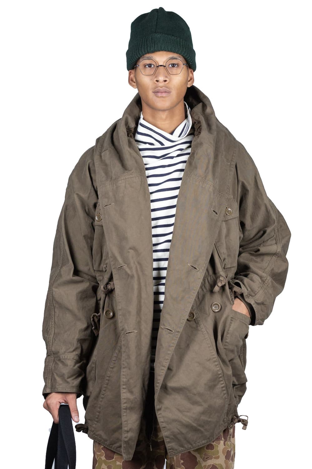 캐피탈 카츠라기 코튼 링 코트 상품이미지3