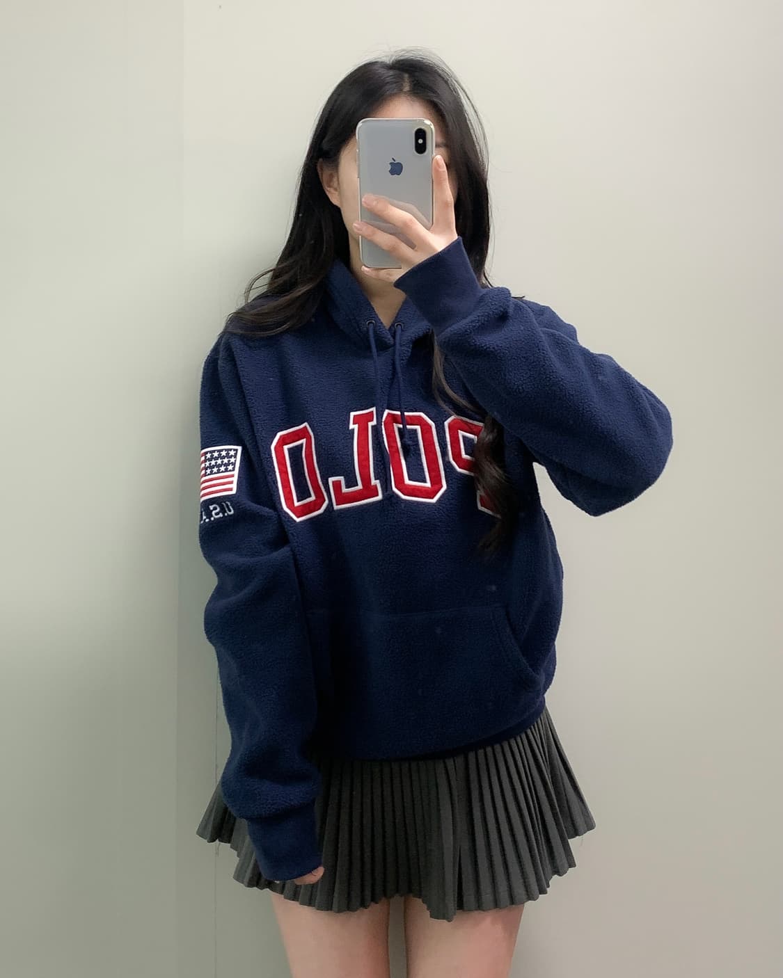 폴로 후리스 후드티 상품이미지2