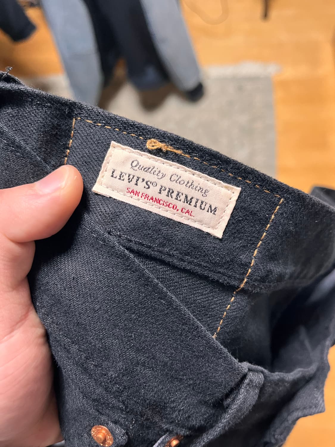 리바이스 501 블랙진 상품이미지2