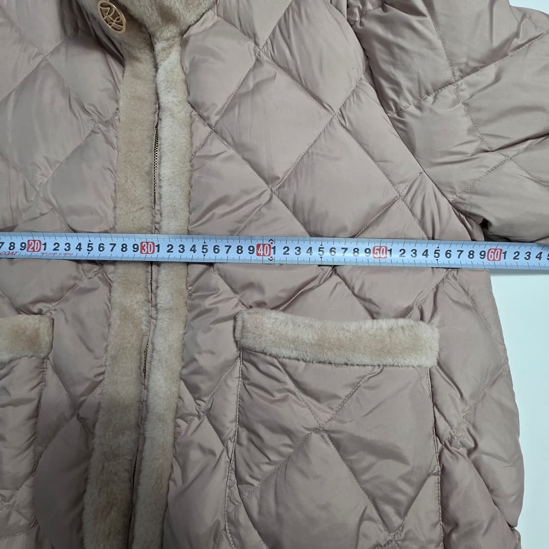 1643 칼라거펠트 폴란드 구스다운 퀼팅 자켓 88(100-165) 베이 상품이미지5