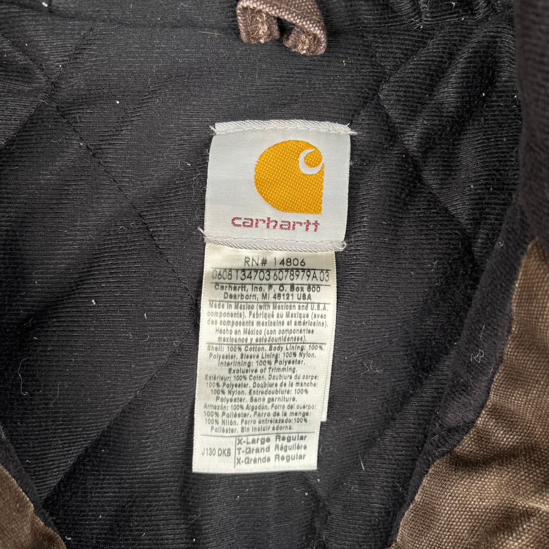 빈티지 칼하트 액티브 자켓 J130DKB 상품이미지4
