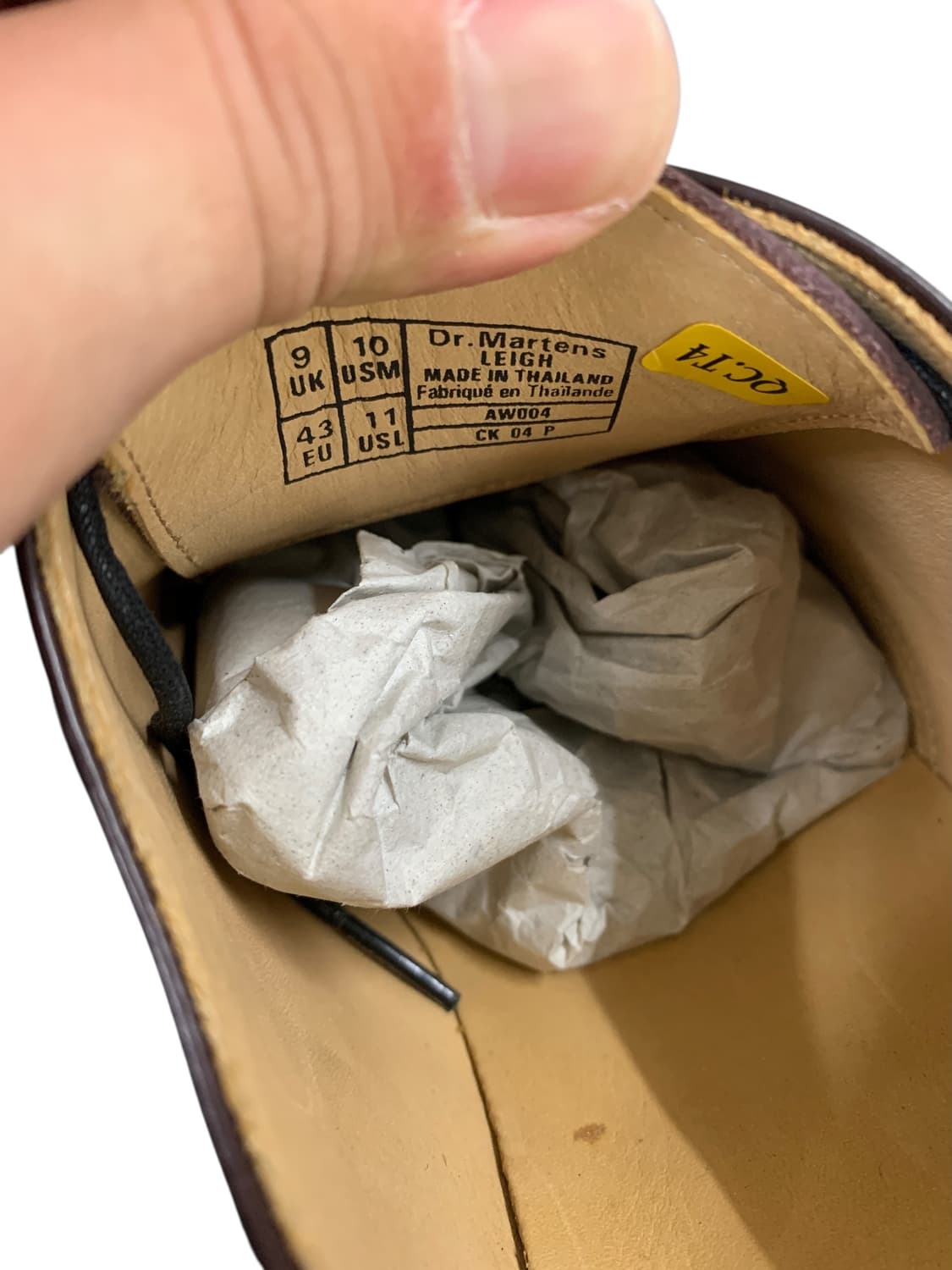 닥터마틴 리5-아이 토 캡 브라운 UK9(280) (Gr-3221) 상품이미지7