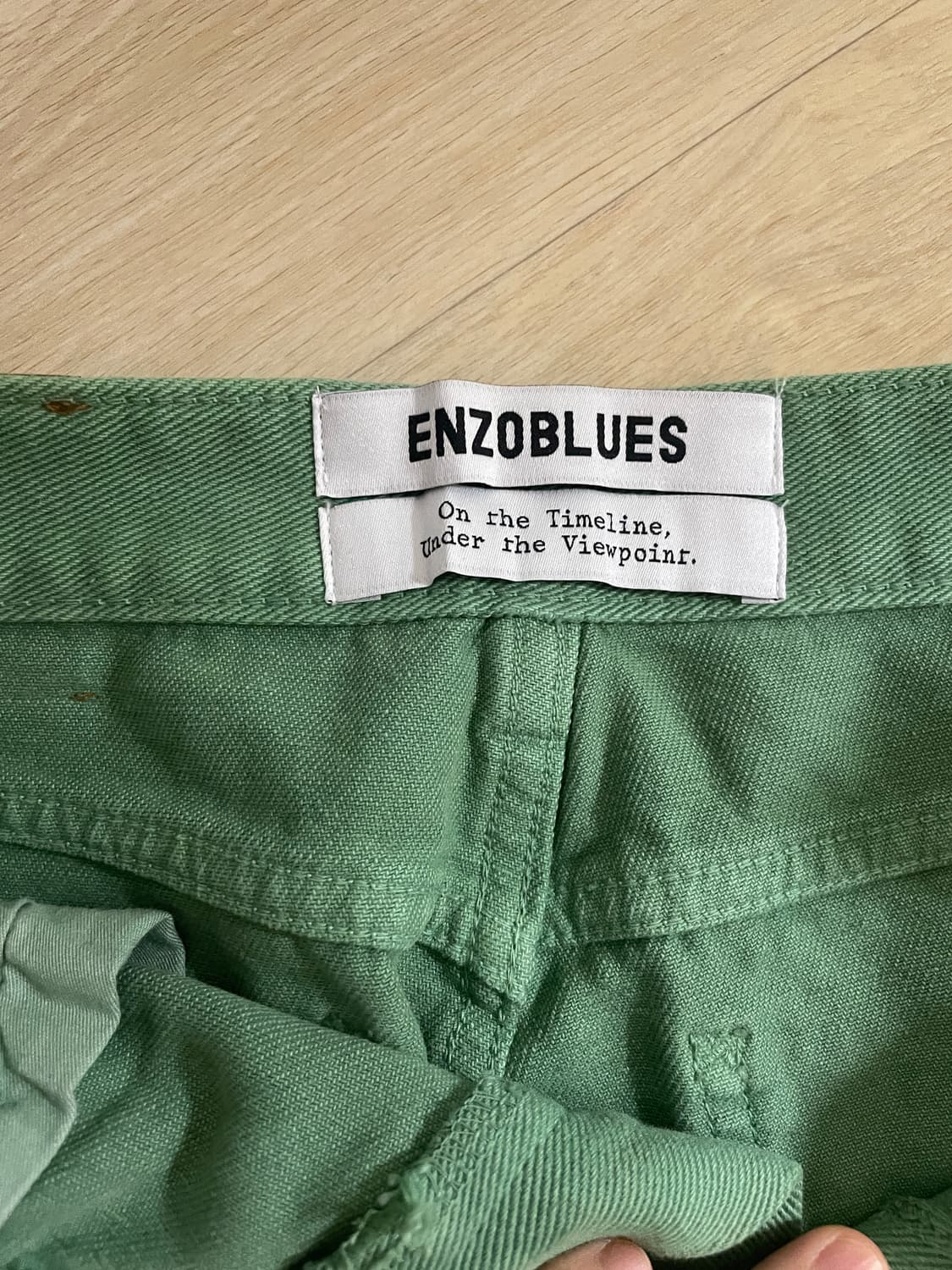 스탠다드 핏 데님 팬츠 (Jade Green) 상품이미지8