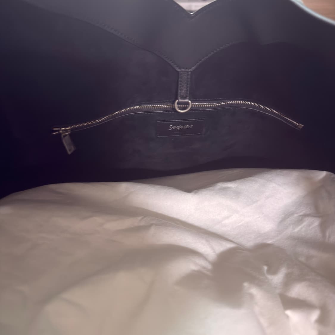 570만원, Saint Laurent 생로랑 가죽 Y 그랜드 토트백 상품이미지6