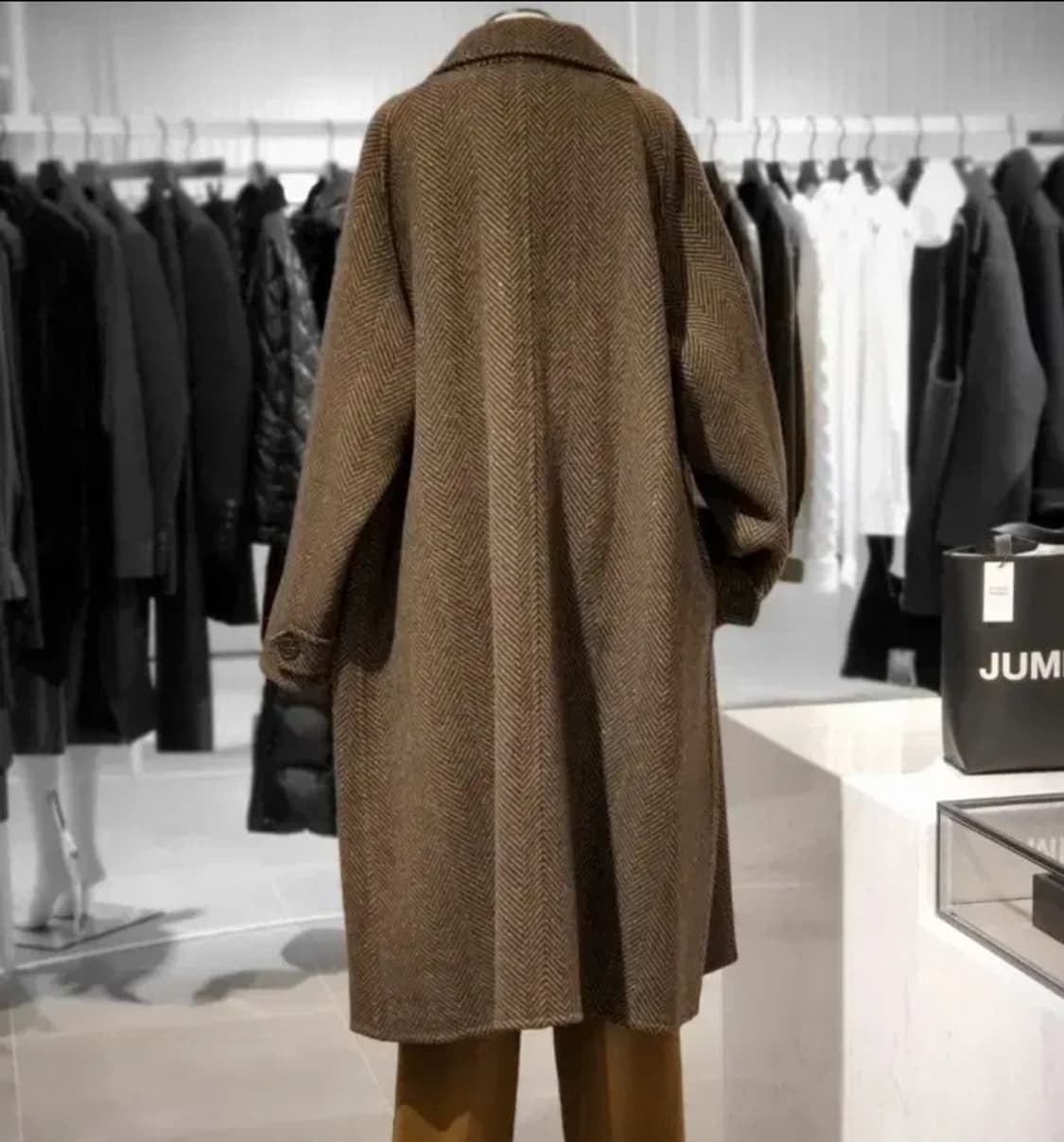 스튜디오톰보이 울 헤링본 코트 상품이미지4