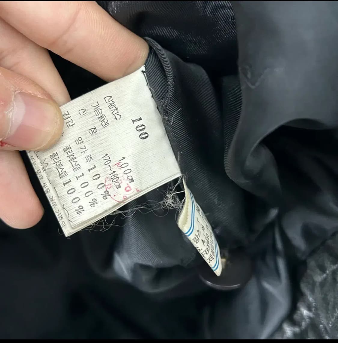 입생로랑 90s 양가죽 퍼카라 봄버 자켓 상품이미지3