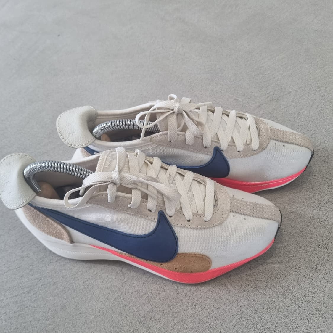 나이키 문레이서 240 세일솔라블루 흰파핑 상태깨끗 상품이미지3