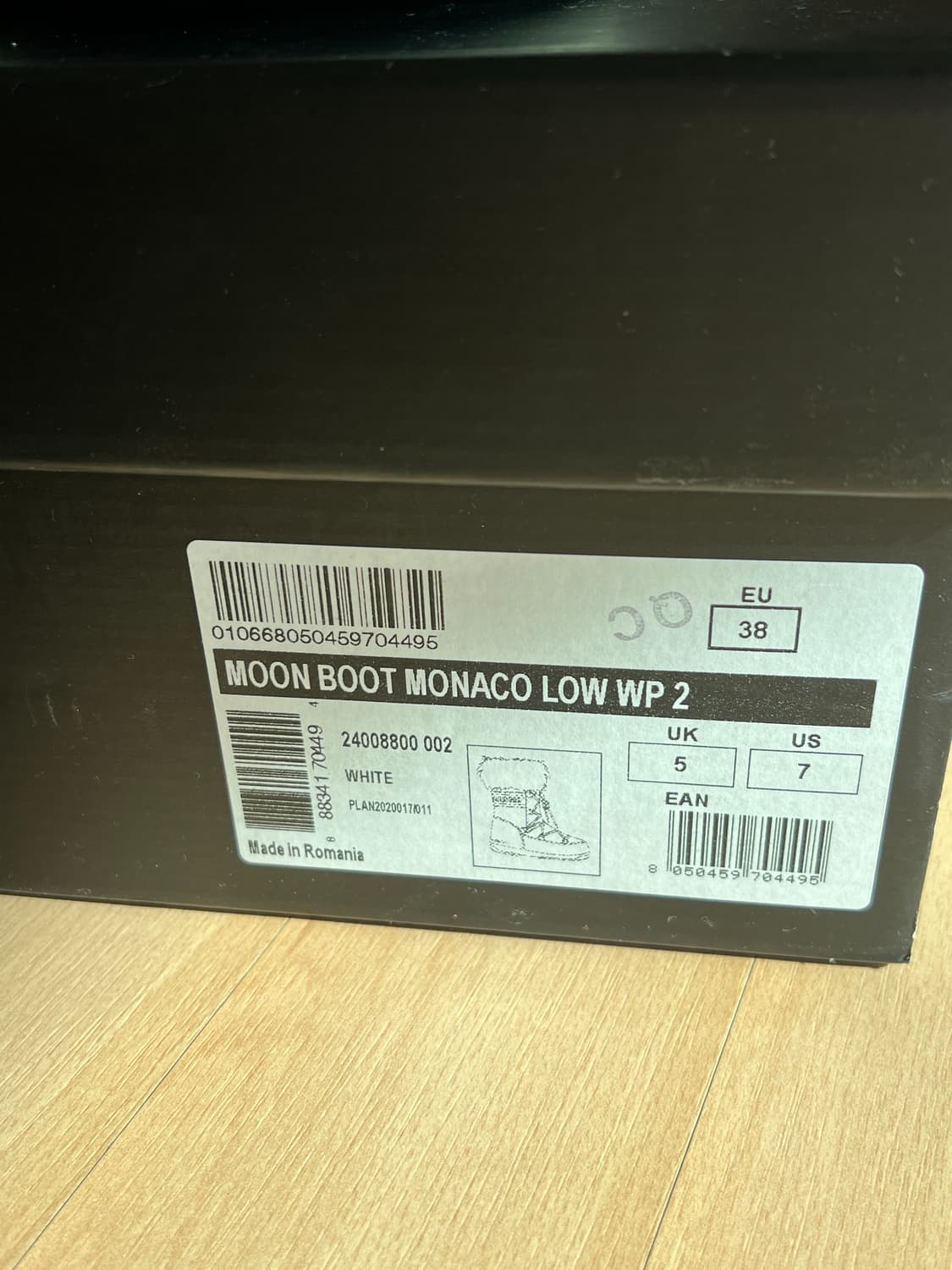 화이트 문부츠 245 상품이미지3